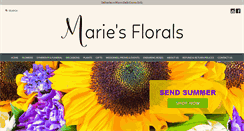 Desktop Screenshot of mariesflorals.com